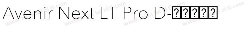 Avenir Next LT Pro D字体转换